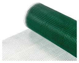 Malla jardinera 6x6mmx1x5 m Plastica verde