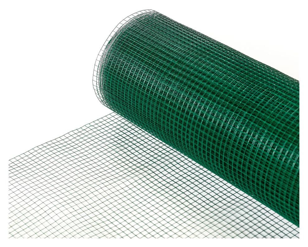 Malla jardinera 6x6mmx1x5 m Plastica verde
