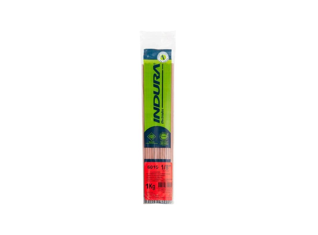 Electrodo 1/8'' 6010 display 1 kg Indura