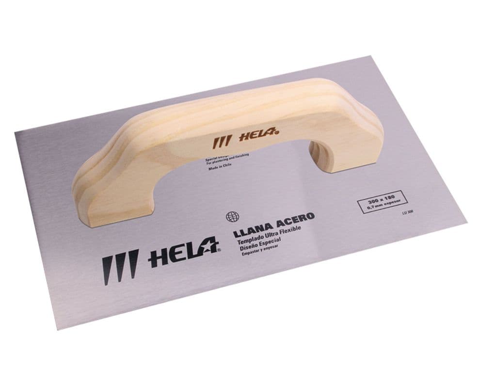 Llana de acero ultraflex 300 x 180 mm Hela