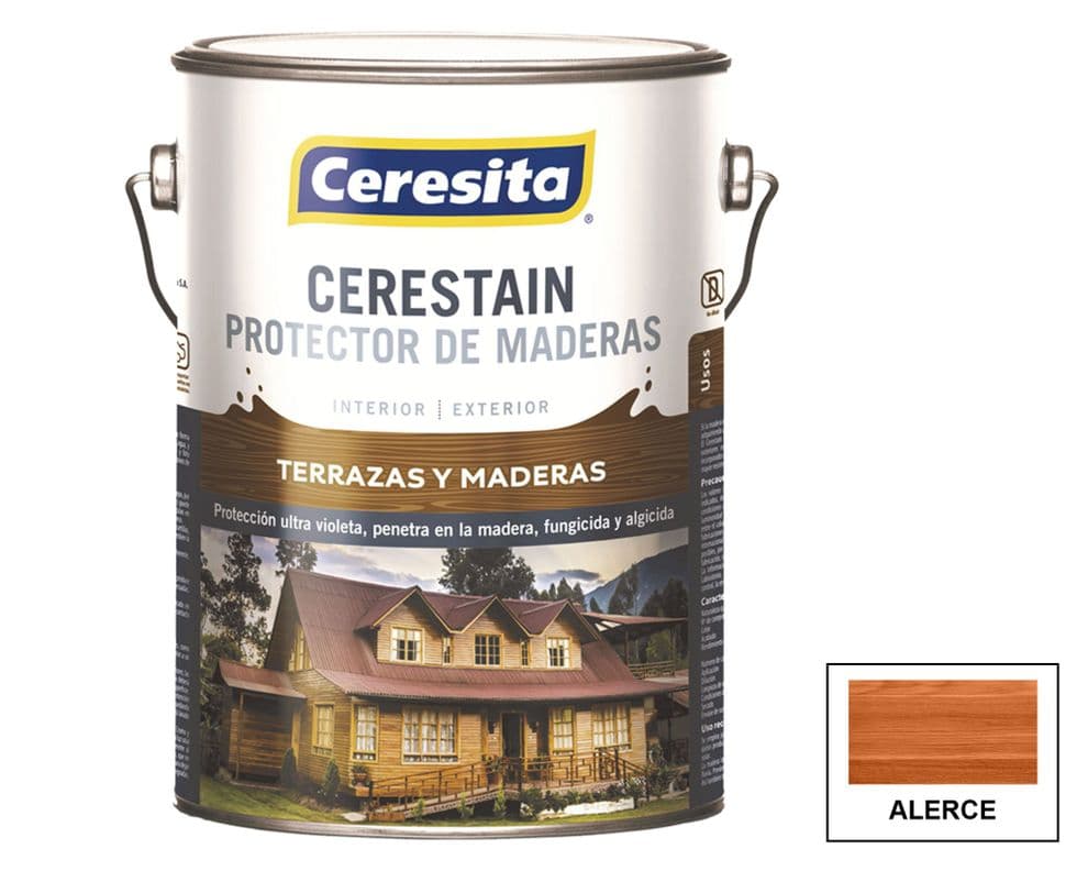 Protector de madera 1 galon cerestain alerce mate ceresita