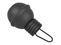 Terminal cortina borla fierro 3/4" 1un negro