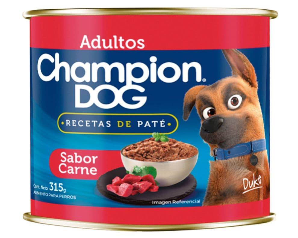 Alimento humedo perro 315 gr carne Champion Dog