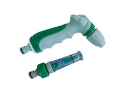 Set pistola control flujo regador manual ajustable x2 unidades Roots