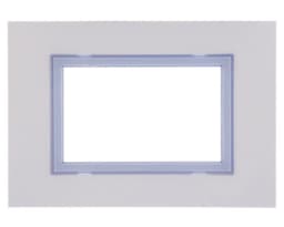 Placa 3 modulos zen colors celeste Kalop