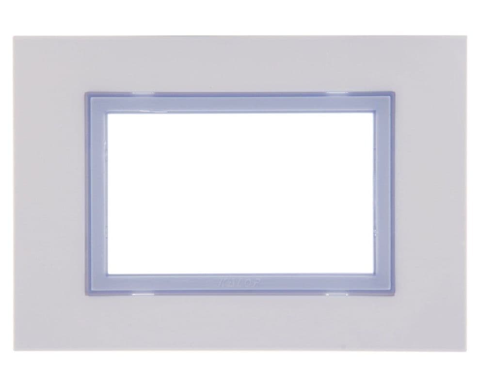 Placa 3 modulos zen colors celeste Kalop