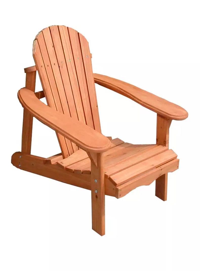 Silla Terraza Muskoka Fija Madera Beige