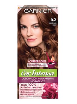 Tintura Cor Intensa Intensa 5.3 Castano Claro Dorado Garnier Nutrisse