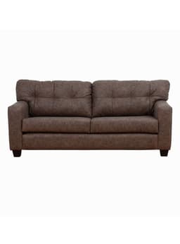Sofa Berlin 3 Cuerpos Cuero Auris Cafe