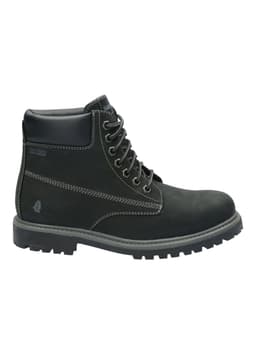 Botin Cuero Negam Ng Hombre Negro 42