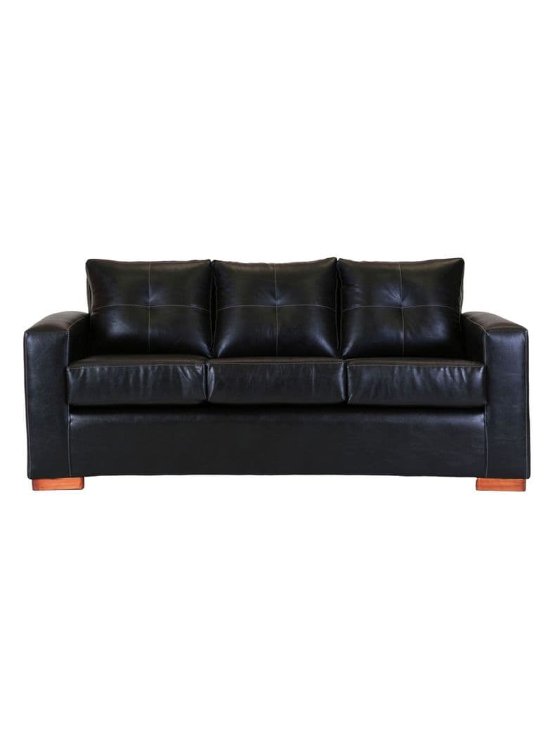 Sofa Franco 3 Cuerpos Negro