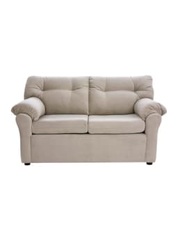 Sofa Felpa America 2 Cuerpos Beige