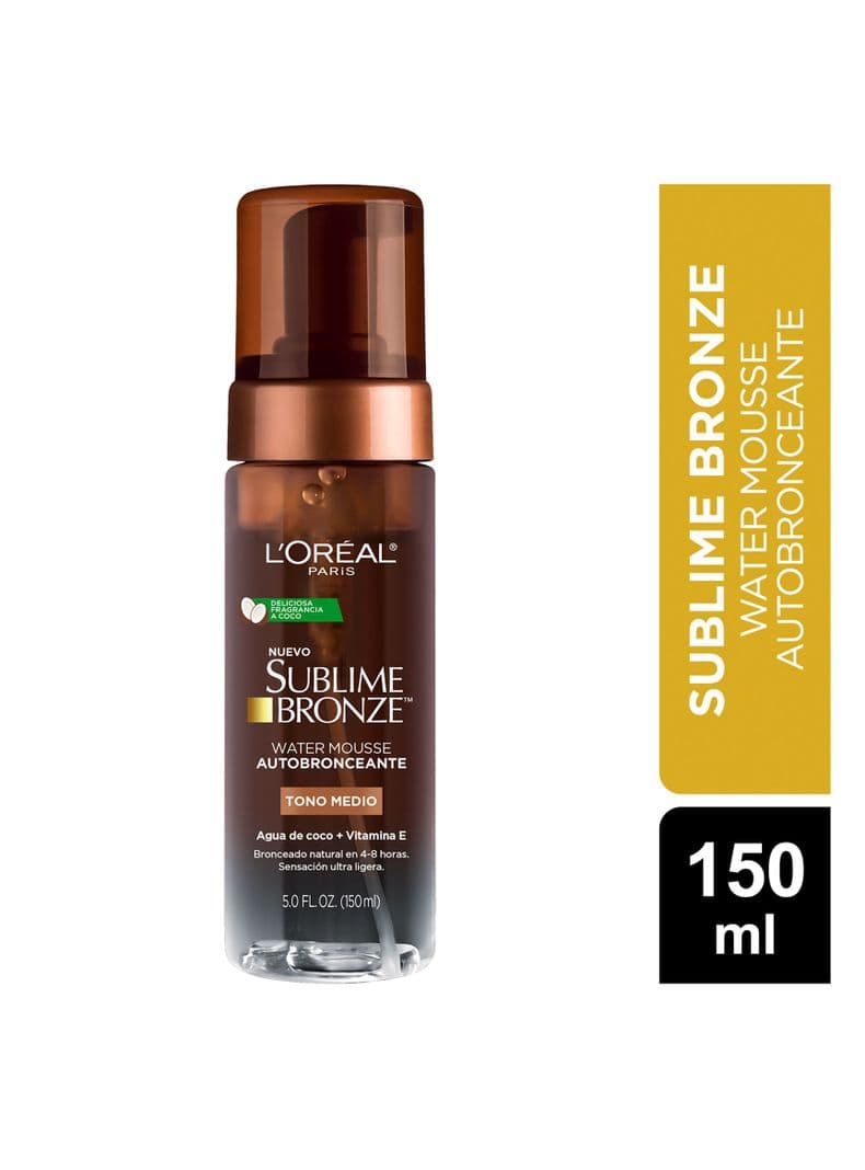 Autobronceante Sublime Bronze Water Mousse Tono Medio 150 ml