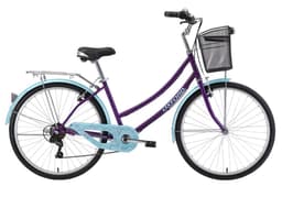 Bicicleta de Paseo Cyclotour Talla M Aro 26" Morado