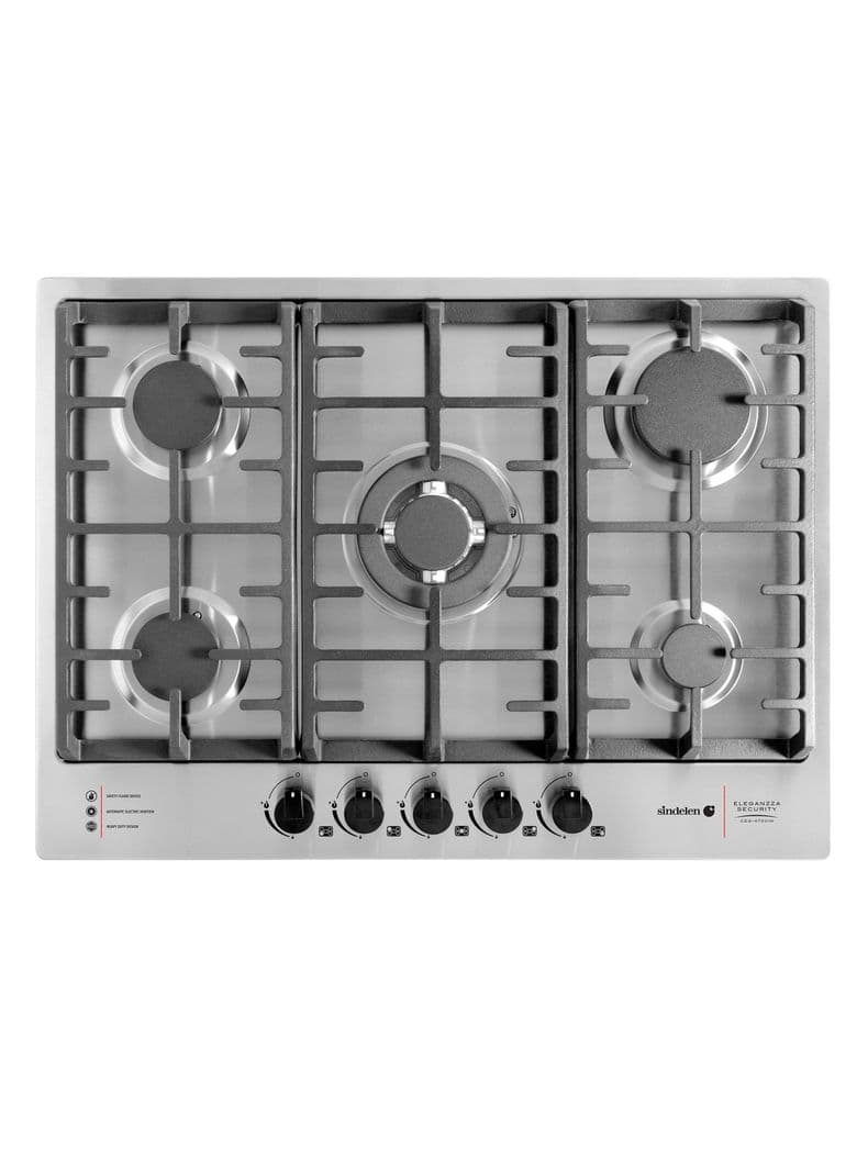 Encimera a Gas 5 Quemadores CEG-4700IN Security Inox