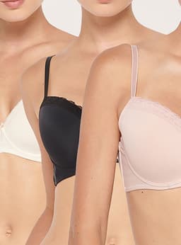Pack 3 Sosten Copa B Color Rosado 32B