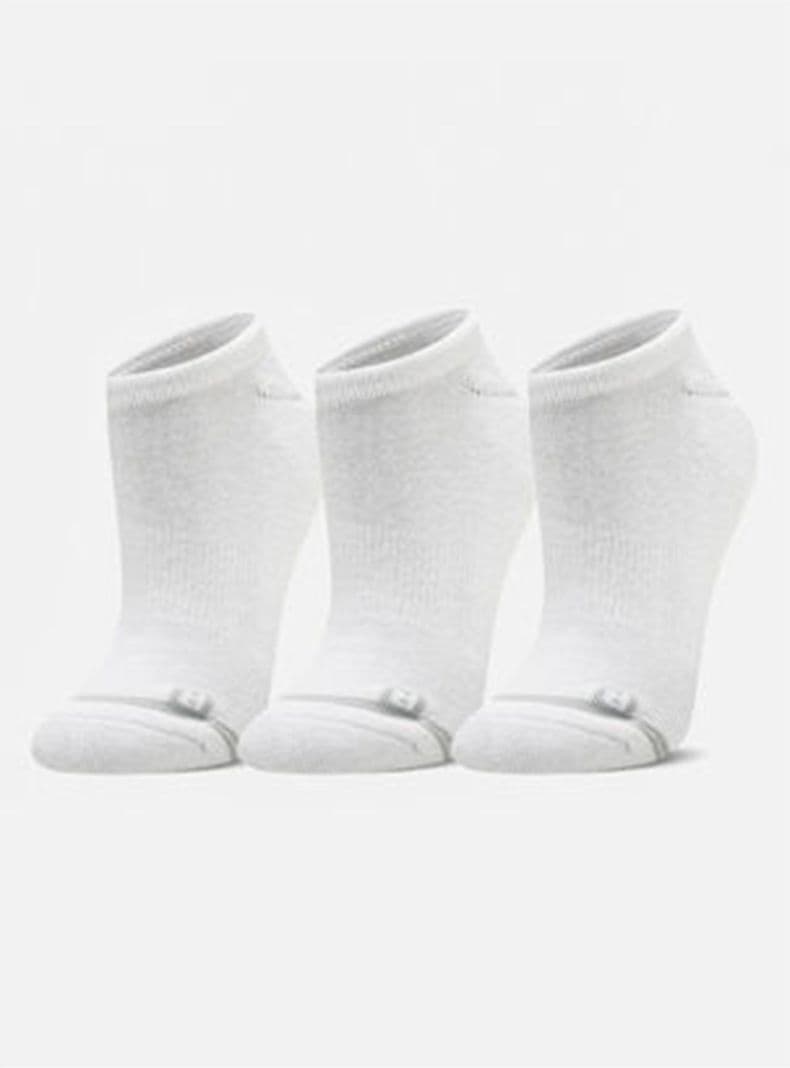 Calcetin Pack No Show Logo Unisex Blanco S