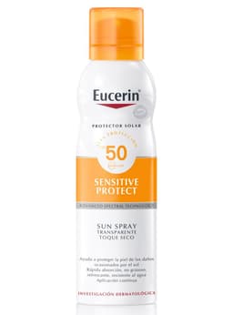 Sun Eucerin Body Spray Sensitive Protect Toque Seco Fps50 200 ml