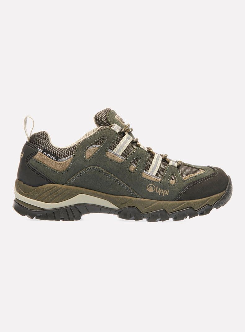 Zapatilla Outdoor Puelo Cuero Low Mujer Verde 35