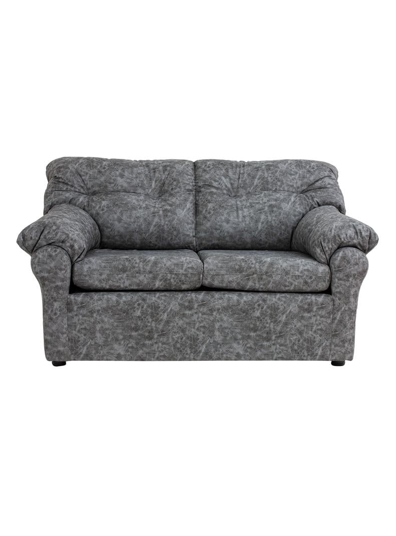 Sofa 2 Cuerpos Cuero Auris Gris