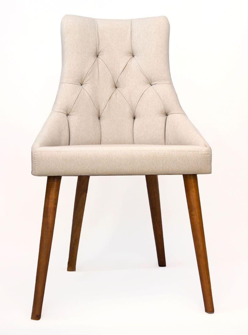 Silla Clasica Lino Beige