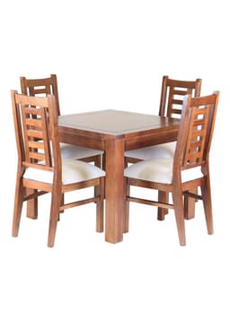 Juego de Comedor Rayenco + 4 Sillas Blanco