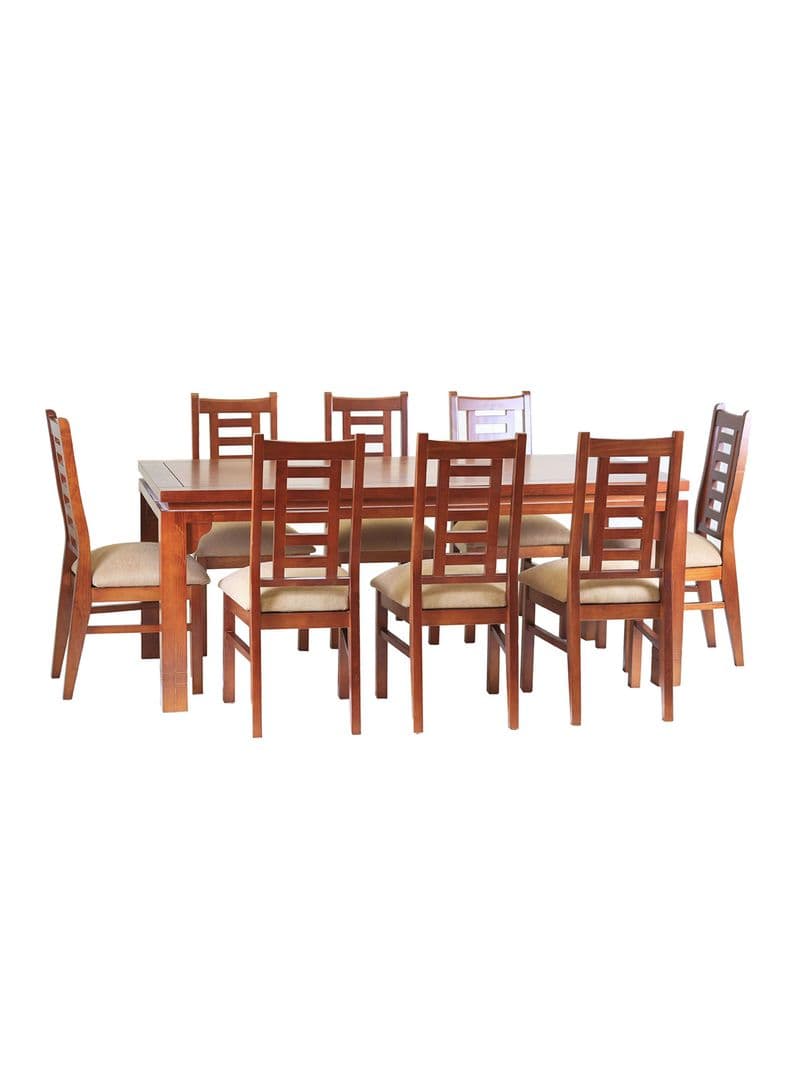 Juego Comedor Leyda 8 Sillas Cafe