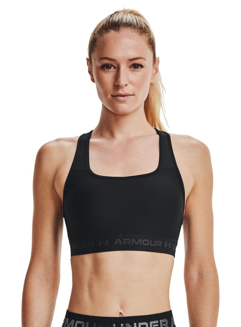 Peto Under Armour Crossback Mid Bra Mujer Negro XS