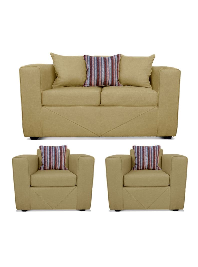 Juego Living Santa Fe Sofa + 2 Sillones Beige