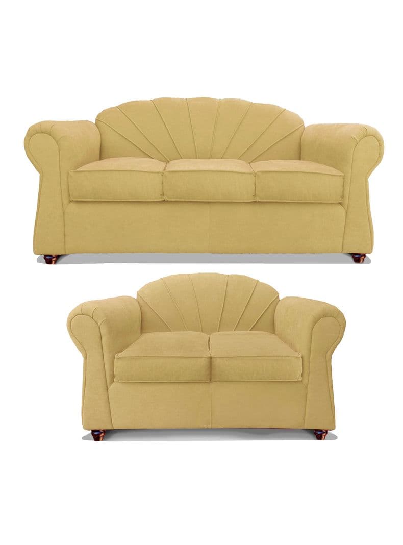 Juego Living Marsella Sofa 3C + Sofa 2C Beige