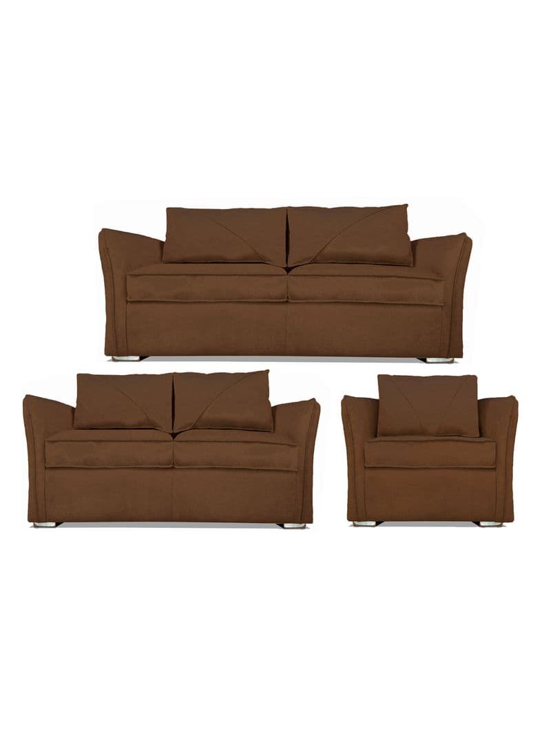 Juego Living Atlanta Sofa 3C + Sofa 2C + 1 Sillon Cafe