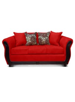 Sofa 3 Cuerpos Girona Rojo