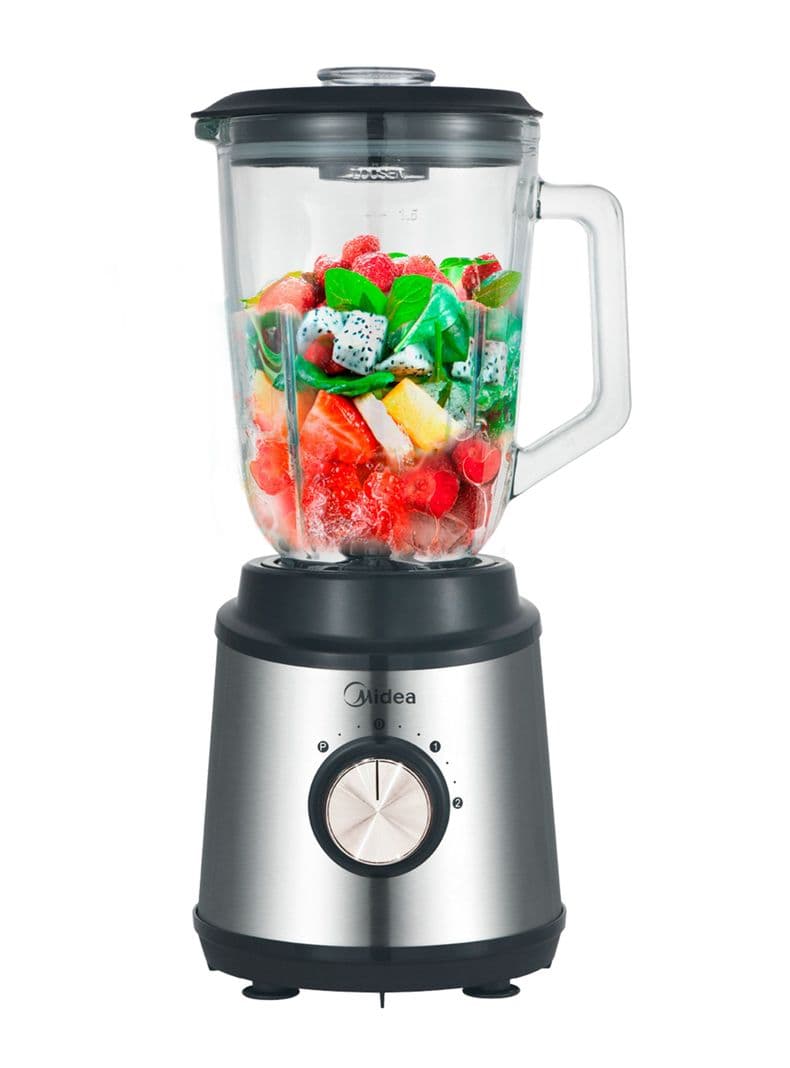 Licuadora 1.5 Litros 800W Acero Inoxidable Negra