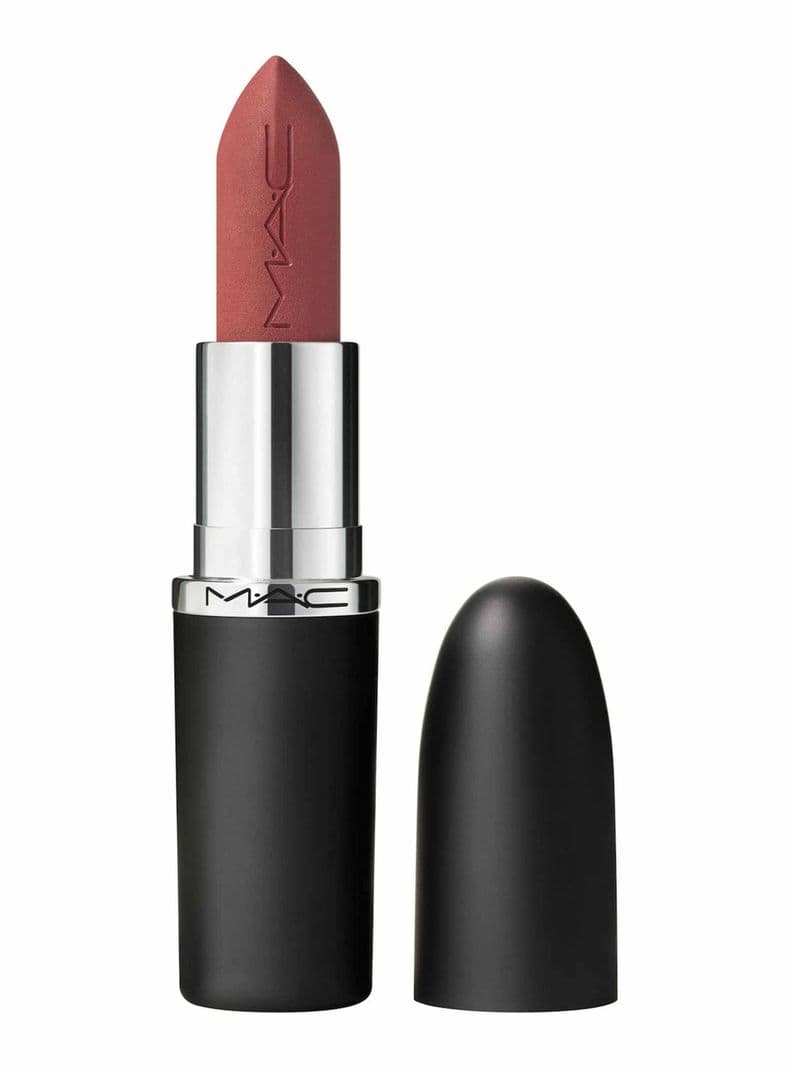 Labial MACximal Silky Matte Lipstick Tono Velvet Teddy 3.5g