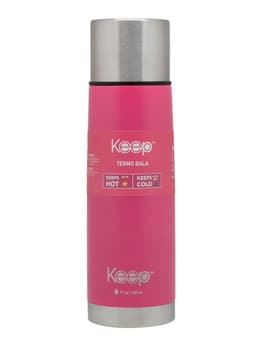 Termo Bala 500 ml Rubb Rosado