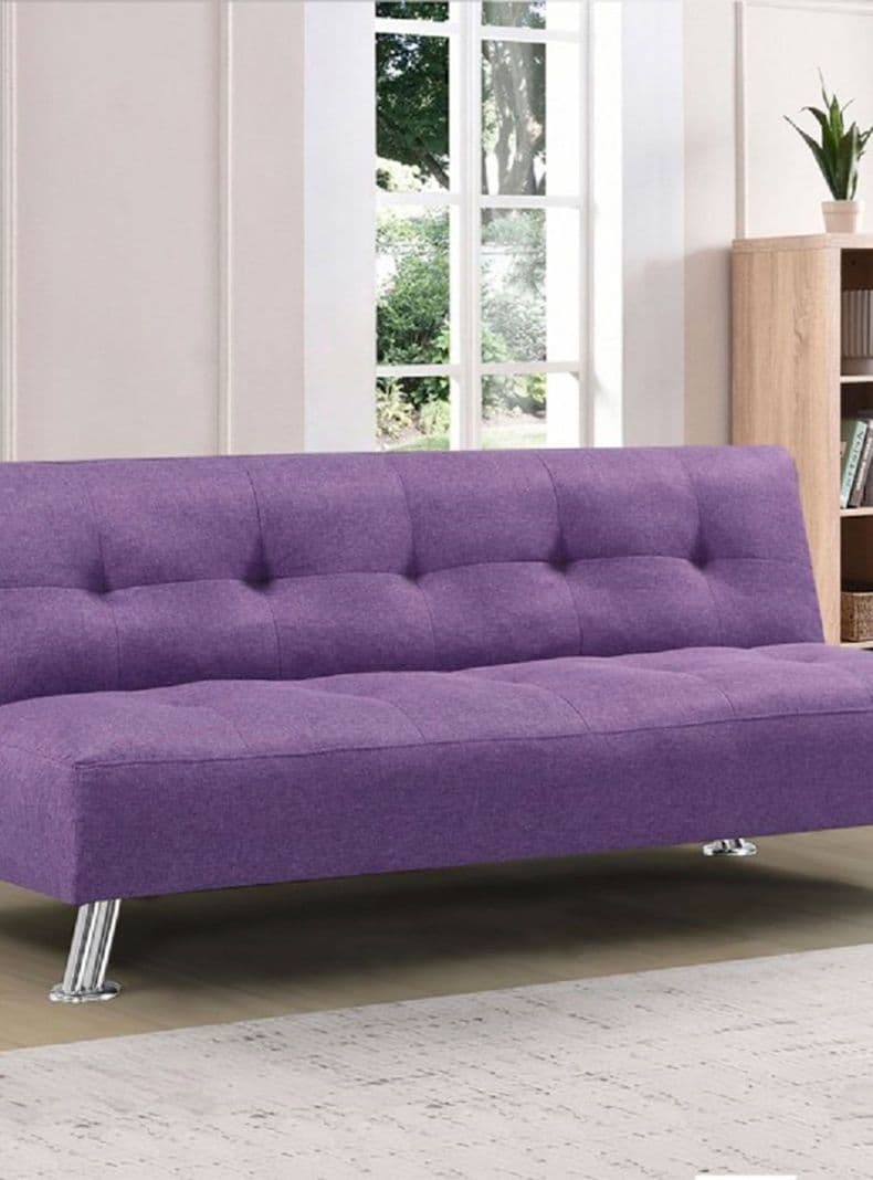 Futon Tela Mandy Morado Claro