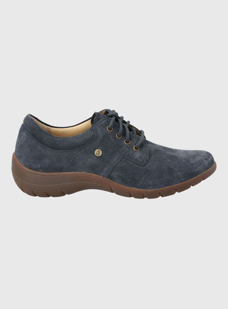 Zapato Casual Cuero Rojam Mujer Azul Marino 35