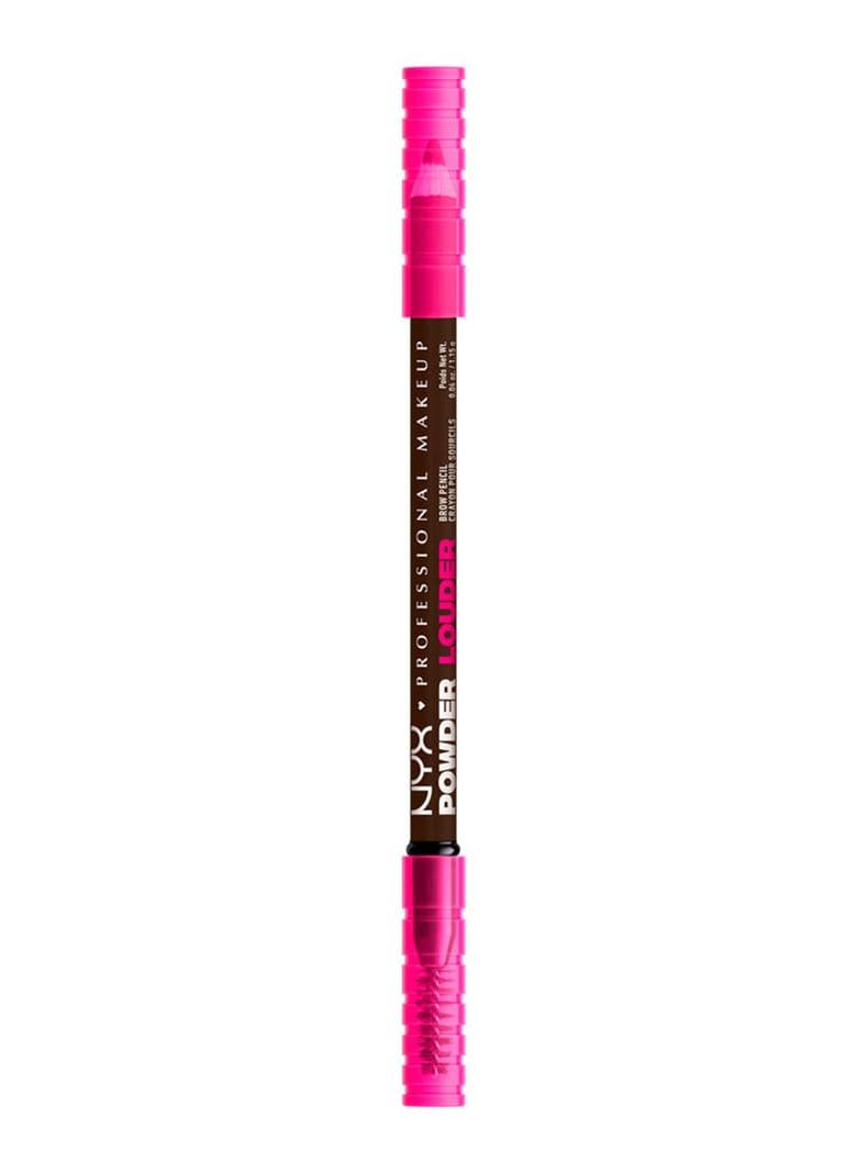 Lapiz de Cejas Nyx Powder Louder Brow Pencil Deep Brown 1.15 g