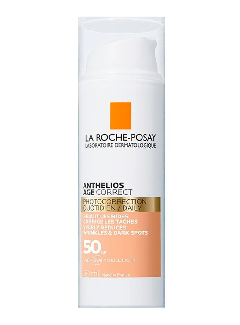 Protector Solar Rostro Anthelios Age Correct FPS50+ con Color 50 ml