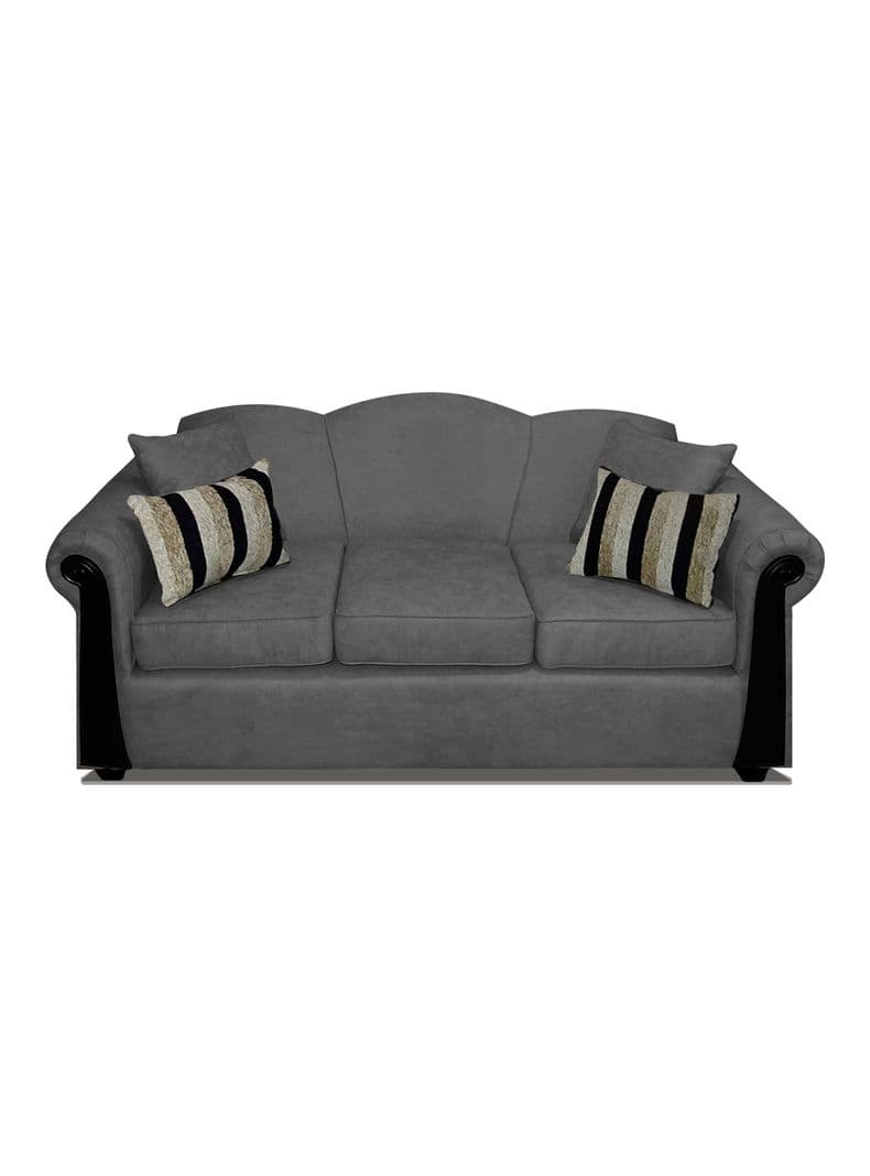 Sofa Michigan 3 Cuerpos Tela Gris