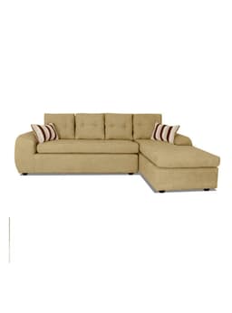 Sofa Seccional Houston Derecho 5C Tela Beige