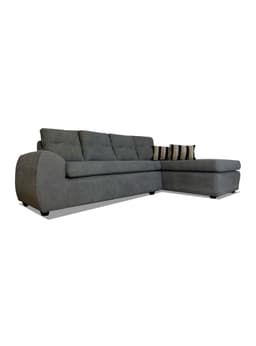 Sofa Seccional Houston Derecho 5C Tela Gris