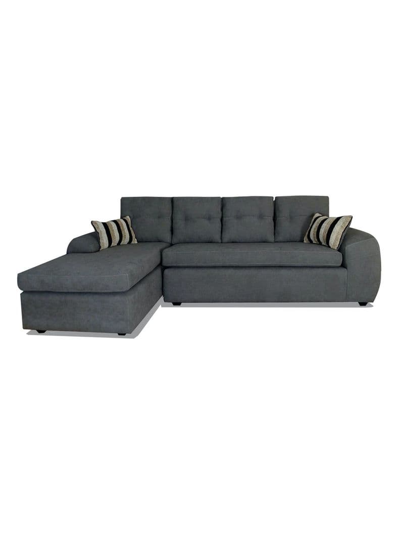 Sofa Seccional Houston Izquierdo Tela 5C Gris