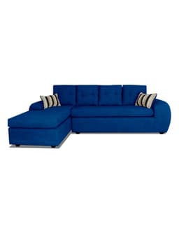 Sofa Seccional Houston Izquierdo Tela 5C Azul