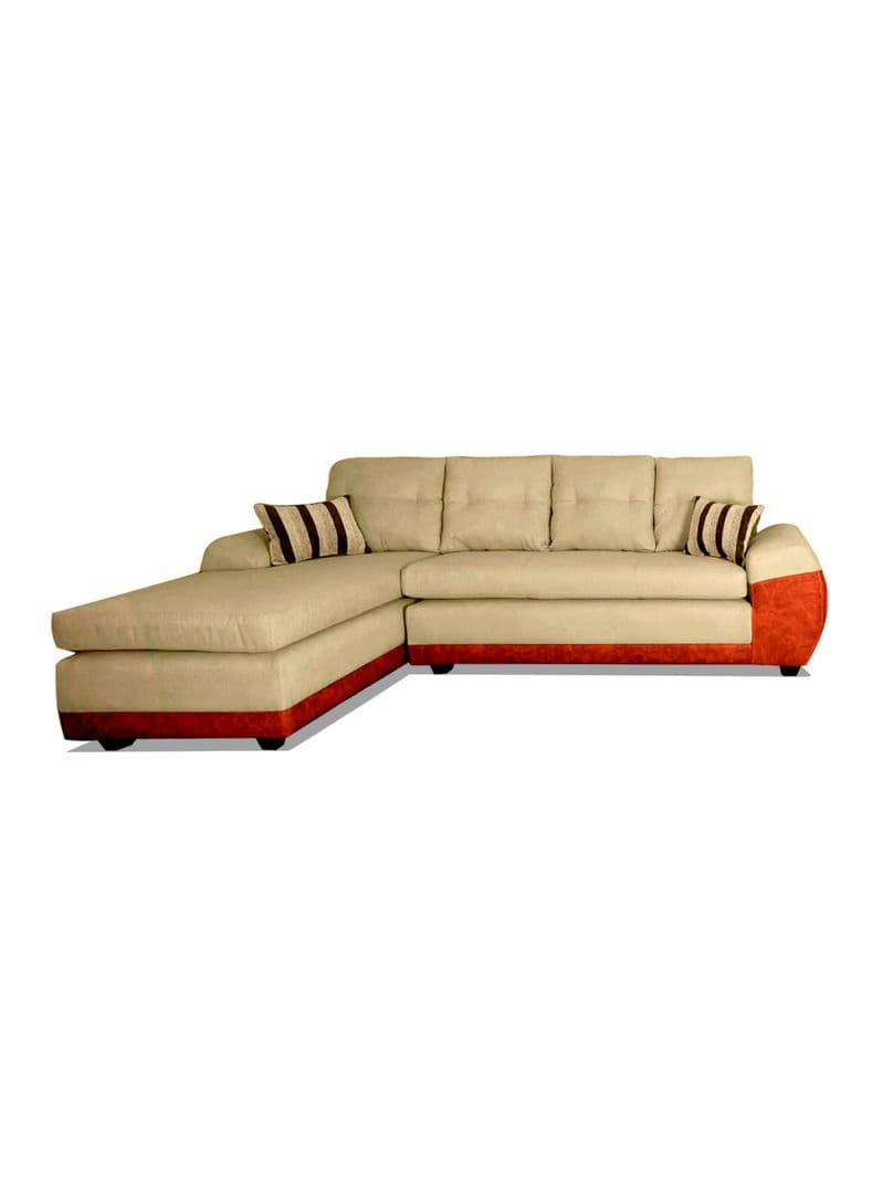 Sofa Seccional Houston Izquierdo Tela PU 5 Cuerpos
