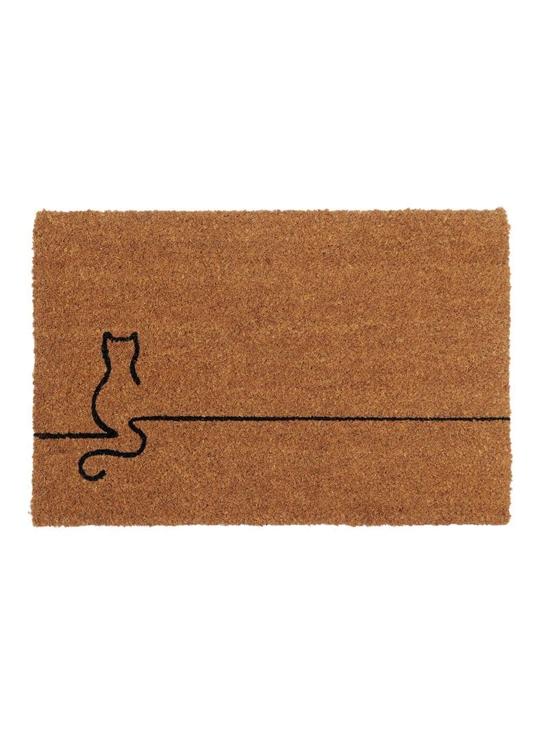 Limpiapies Katze 45x75 cm Cafe