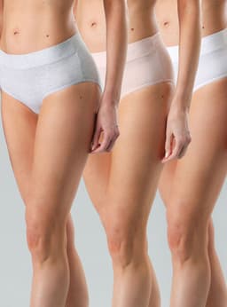 Tripack Hikini Algodon Blanco M