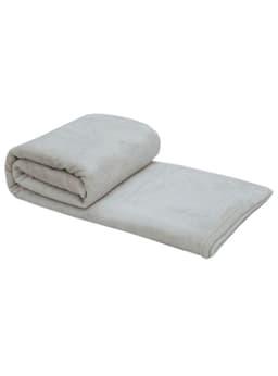 Frazada 2 Plazas Flannel Beige