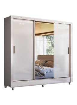 Closet Francia 3 Puertas 2 Cajones Blanco