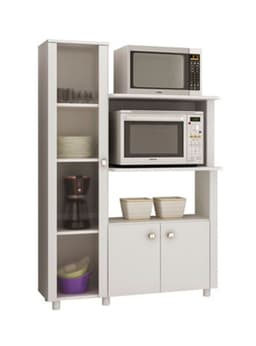 Mueble de Cocina 3 Puertas Blanco
